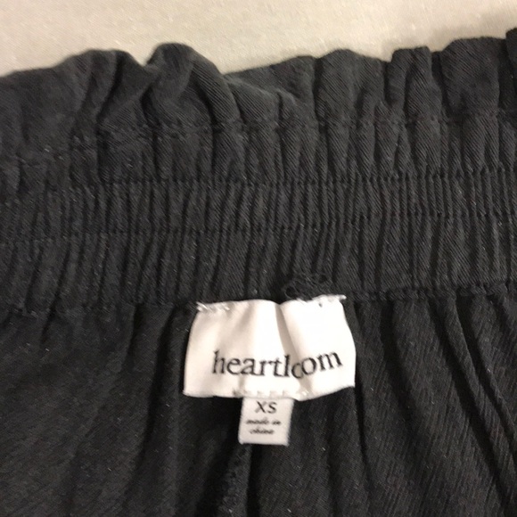 Heartloom cropped wide leg black pants. XS - Picture 7 of 10